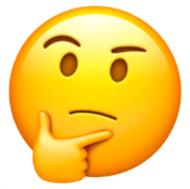 Un emoticon gânditor care reprezintă întrebarea ce poate fi pata albastră de pe picioarele tale